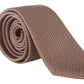 Elegant Beige Silk Tie for Sophisticated Style