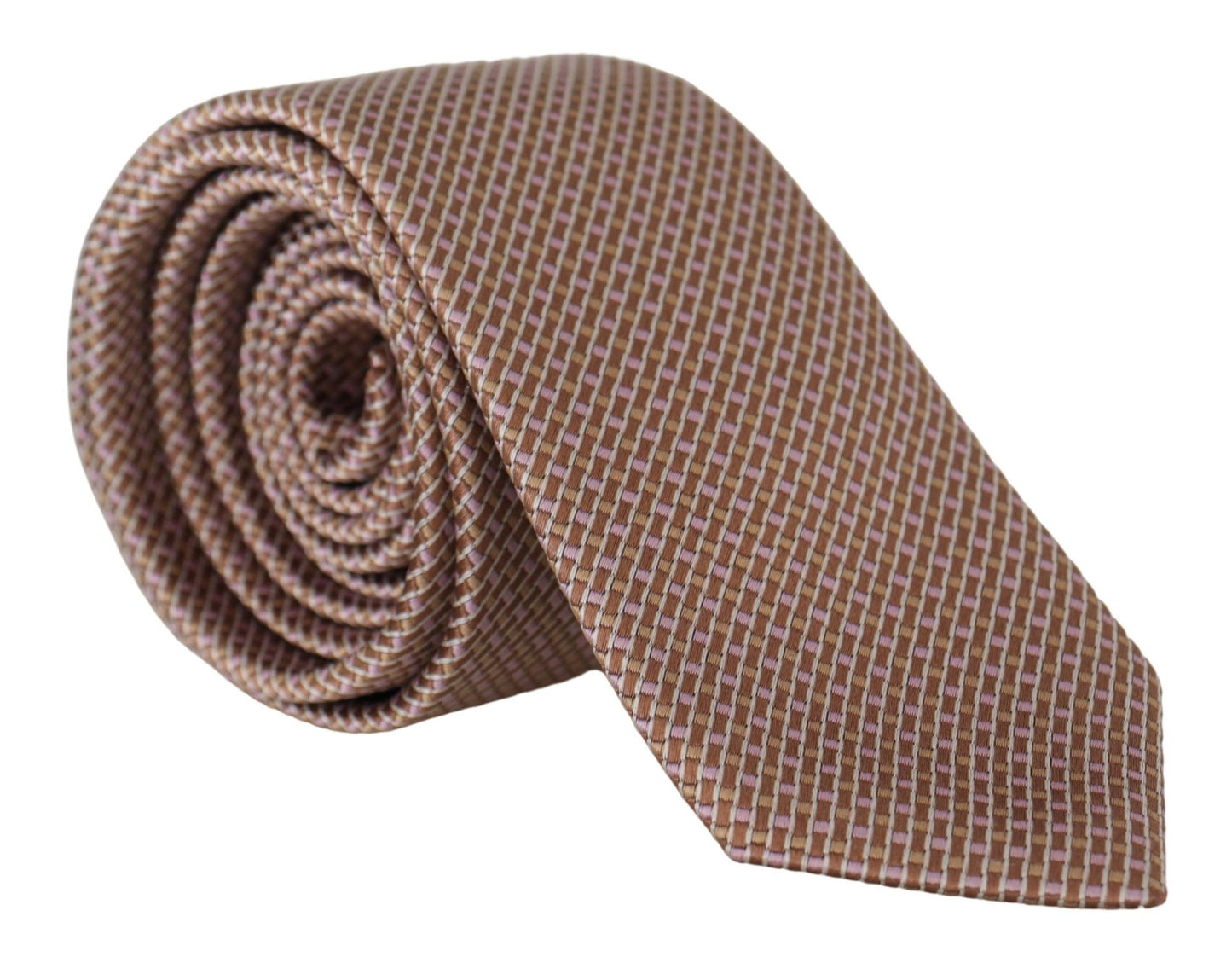 Elegant Beige Silk Tie for Sophisticated Style