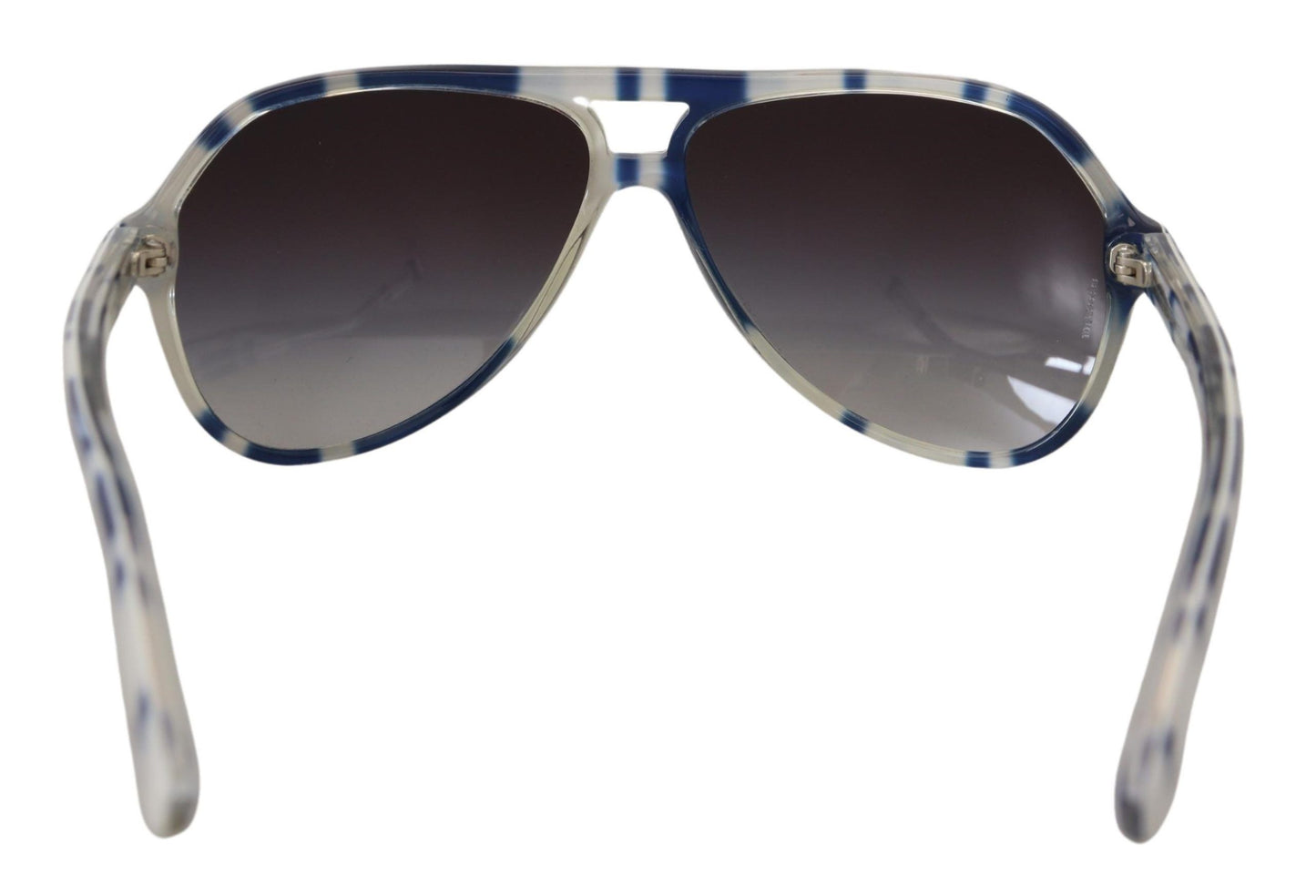 Elegant Blue and White Designer Sunglasses