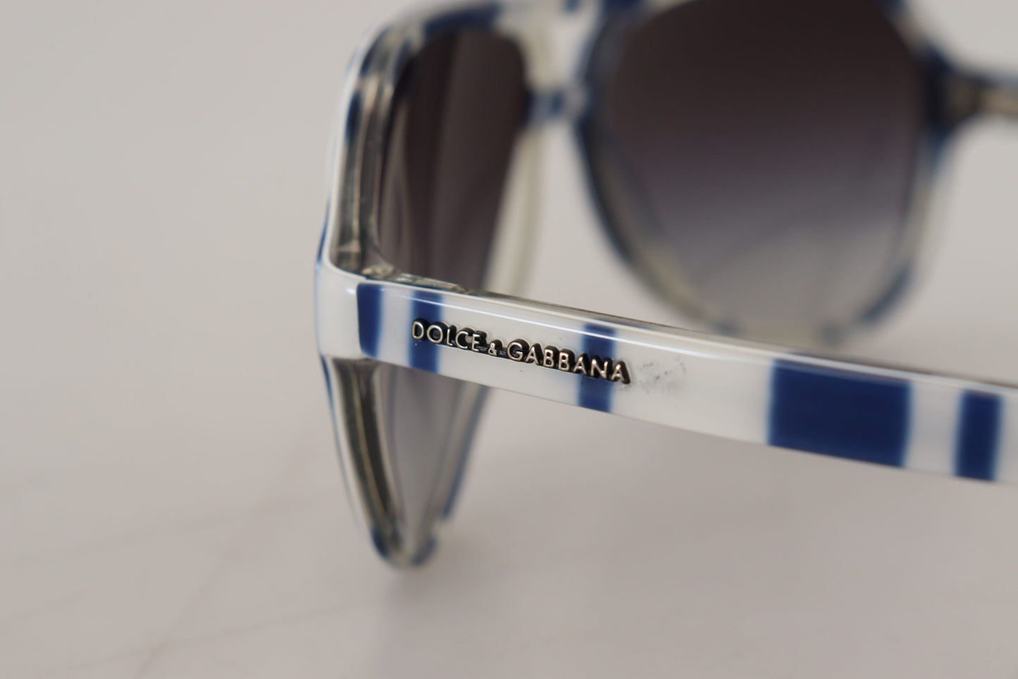 Elegant Blue and White Designer Sunglasses