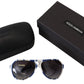 Elegant Blue and White Designer Sunglasses