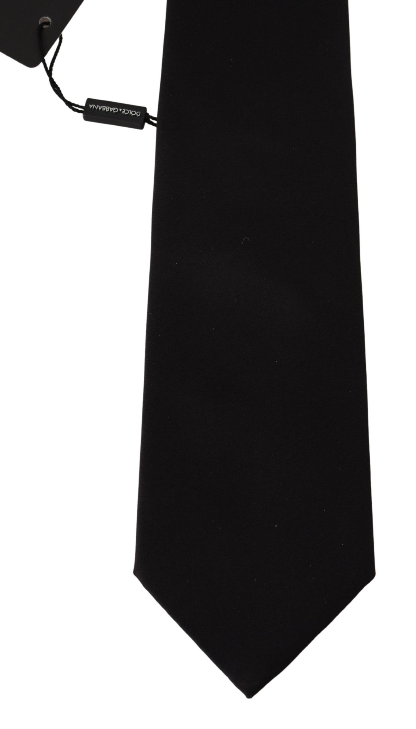 Elegant Black Silk Tie