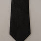 Elegant Black Silk Tie