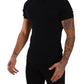 Elegant Black Round Neck Tee