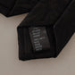 Elegant Black Silk Tie