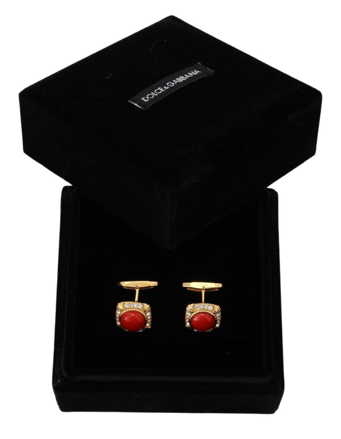 Elegant Gold Plated Square Cufflinks