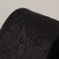 Elegant Black Silk Men's Tie