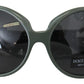 Emerald Allure Oversized Sunglasses