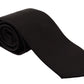 Elegant Silk Black Bow Tie