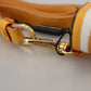 Chic Orange Leather AirPods Case