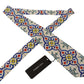 Elegant Multicolor Majolica Silk Tie