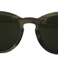 Chic Havana Green Designer Sunglasses