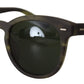 Chic Havana Green Designer Sunglasses