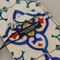 Elegant Multicolor Majolica Silk Tie