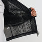 Black White DG Pearl Embellishment Jacket