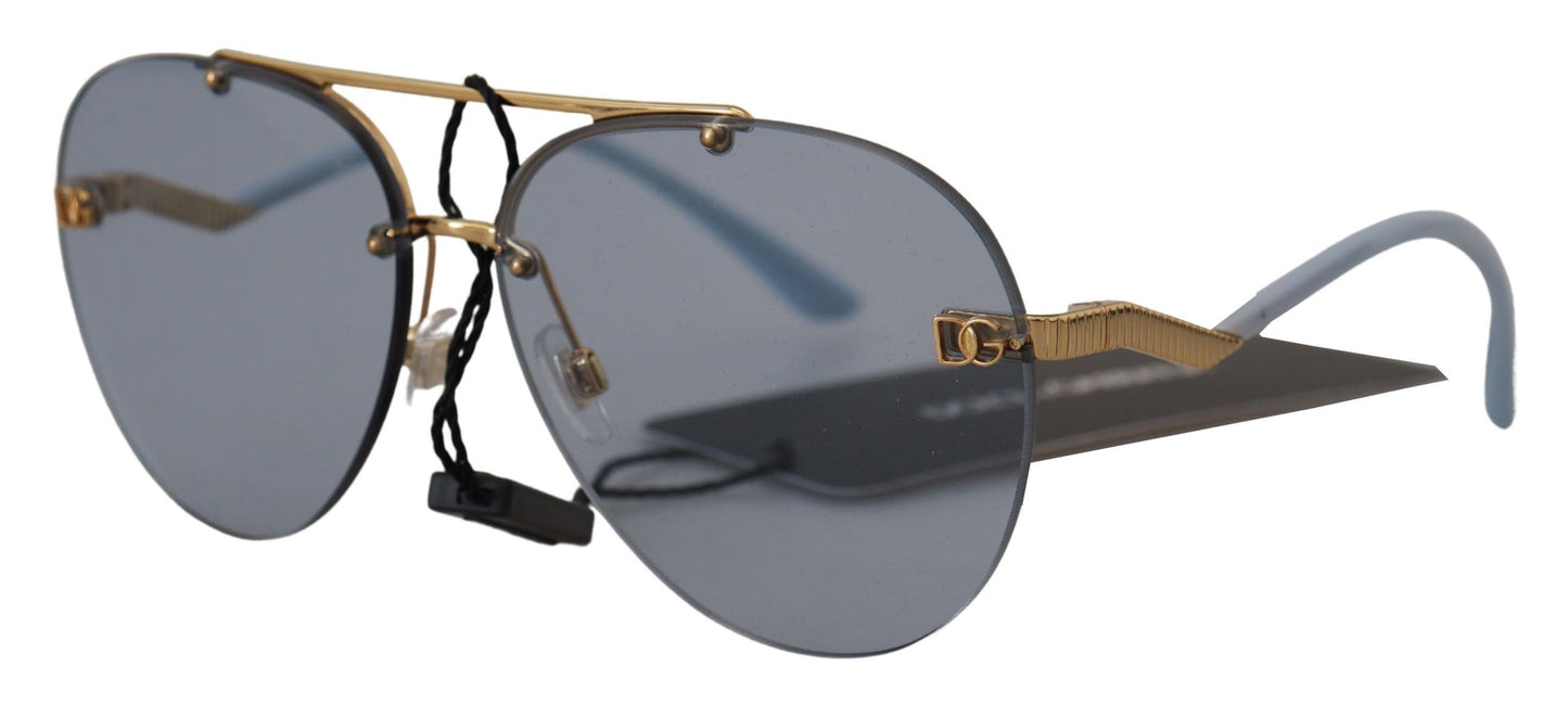 Chic Pilot Azure Lens Sunglasses