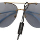 Chic Pilot Azure Lens Sunglasses