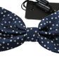 Elegant Silk Polka Dot Bow Tie