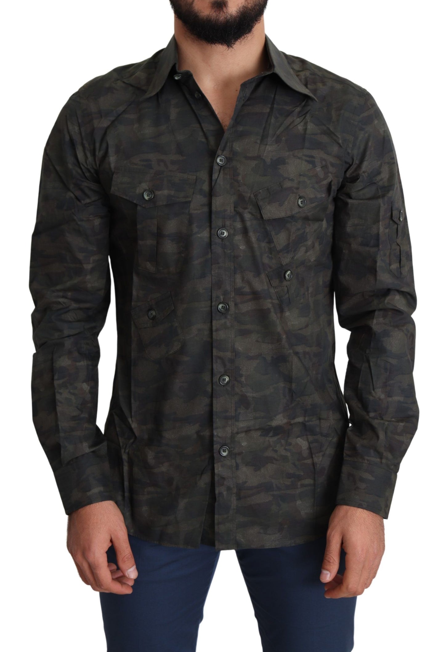 Multicolor Cotton Casual Men's Shirt