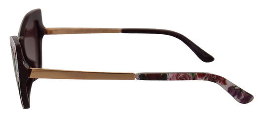 Multicolor Cat Eye Floral Sunglasses