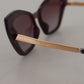 Multicolor Cat Eye Floral Sunglasses