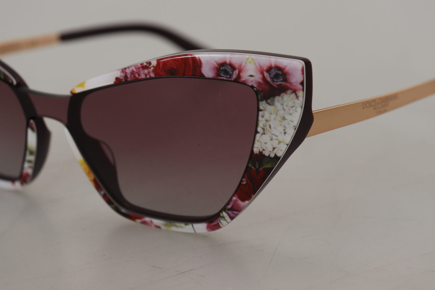 Multicolor Cat Eye Floral Sunglasses