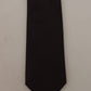 Elegant Black Silk Tie