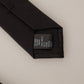 Elegant Black Silk Tie