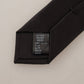 Elegant Silk Black Tie for Sophisticated Style