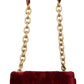 Velvet Bordeaux Mini Crossbody Elegance