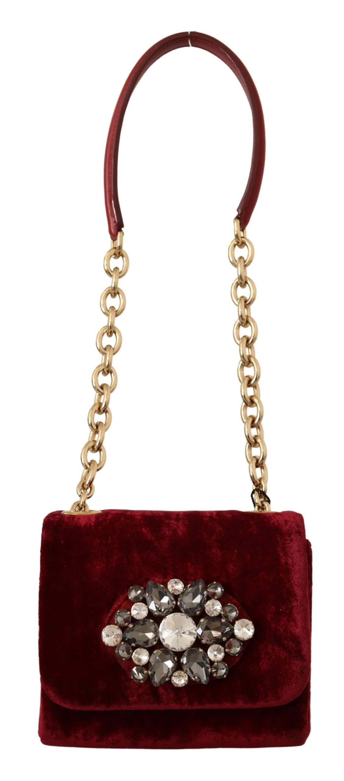 Velvet Bordeaux Mini Crossbody Elegance