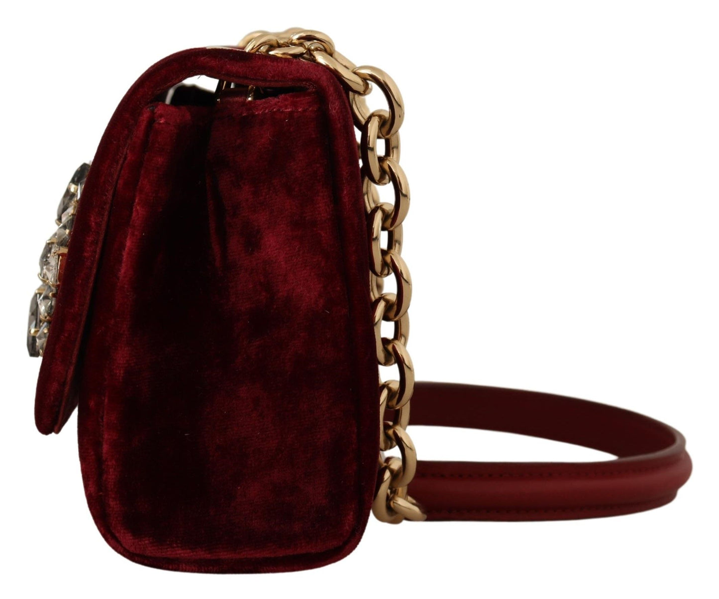 Velvet Bordeaux Mini Crossbody Elegance