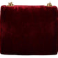 Velvet Bordeaux Mini Crossbody Elegance