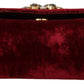 Velvet Bordeaux Mini Crossbody Elegance