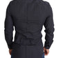 Elegant Black Slim Fit Cotton Dress Shirt