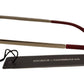 Elegant Red Gold-Plated Women's Sunglasses