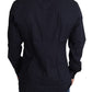Elegant Slim Fit Black Dress Shirt