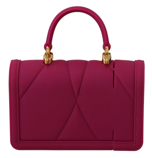 Chic Pink Silicone Airpod Case with Gold Accents