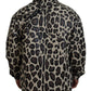 Multicolor Leopard Print Parka Jacket
