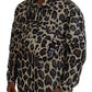 Multicolor Leopard Print Parka Jacket