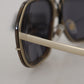Chic Aviator Mirrored Brown Sunglasses