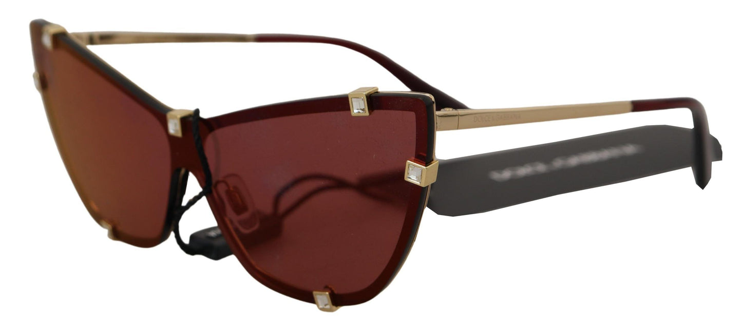 Elegant Cat Eye Bordeaux Sunglasses