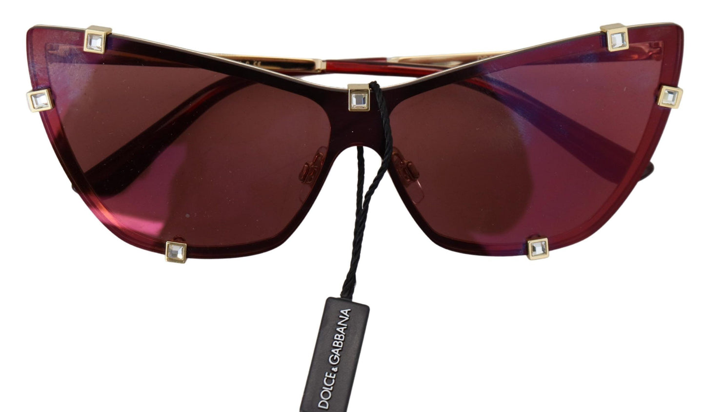 Elegant Cat Eye Bordeaux Sunglasses