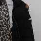 Opulent Leopard Print Parka Jacket