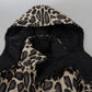 Opulent Leopard Print Parka Jacket