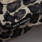 Opulent Leopard Print Parka Jacket