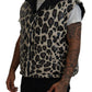 Opulent Leopard Print Parka Jacket