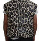 Opulent Leopard Print Parka Jacket