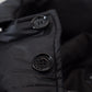 Chic Parka Hooded Black Jacket
