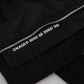 Sleek Black Hooded Bomber Jacket